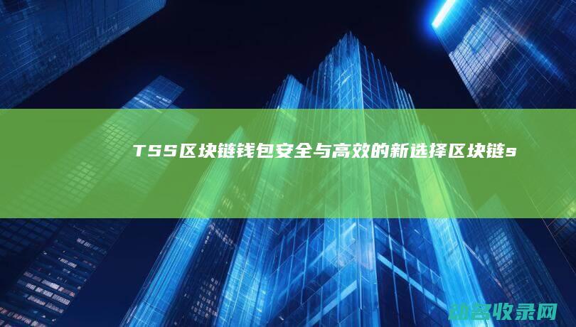 TSS区块链钱包 安全与高效的新选择 (区块链staking)